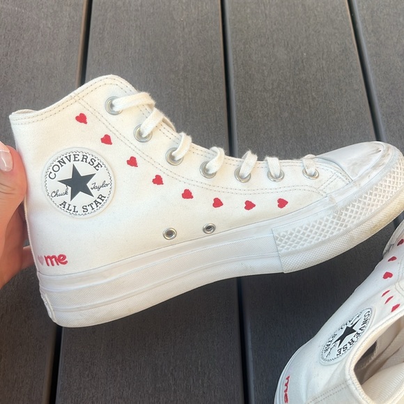heart converse chuck taylor platform - Picture 2 of 7
